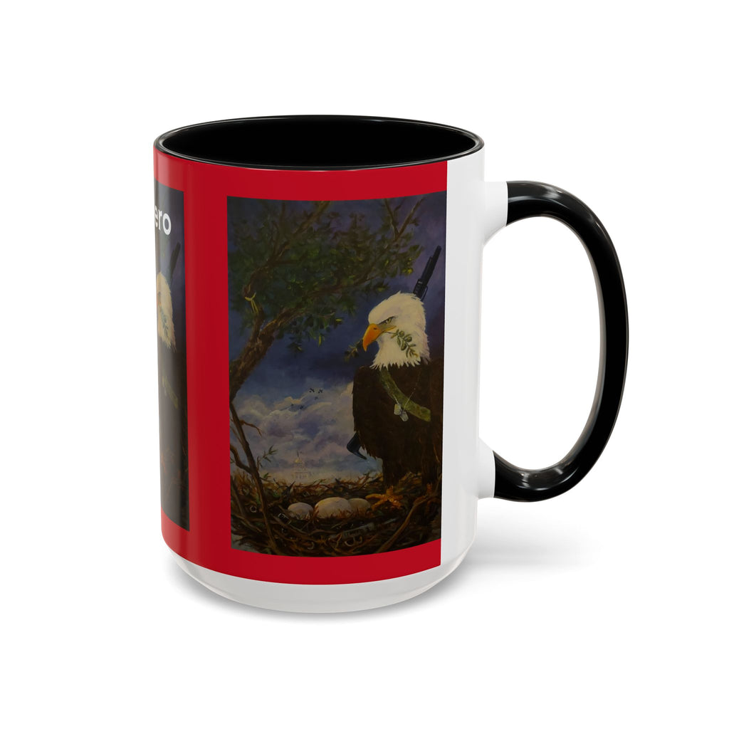American Hero Patriotism Accent Coffee Mug (11, 15oz)