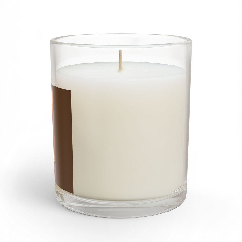 "Walk for Peace" Art Glass Candle — Warm Spiced Scented Decor, 11 oz