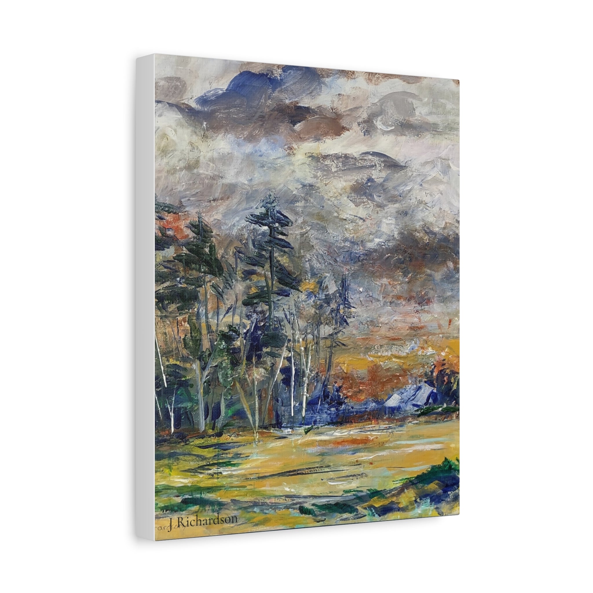 Stormy Landscape Wall Art/ stretched canvas