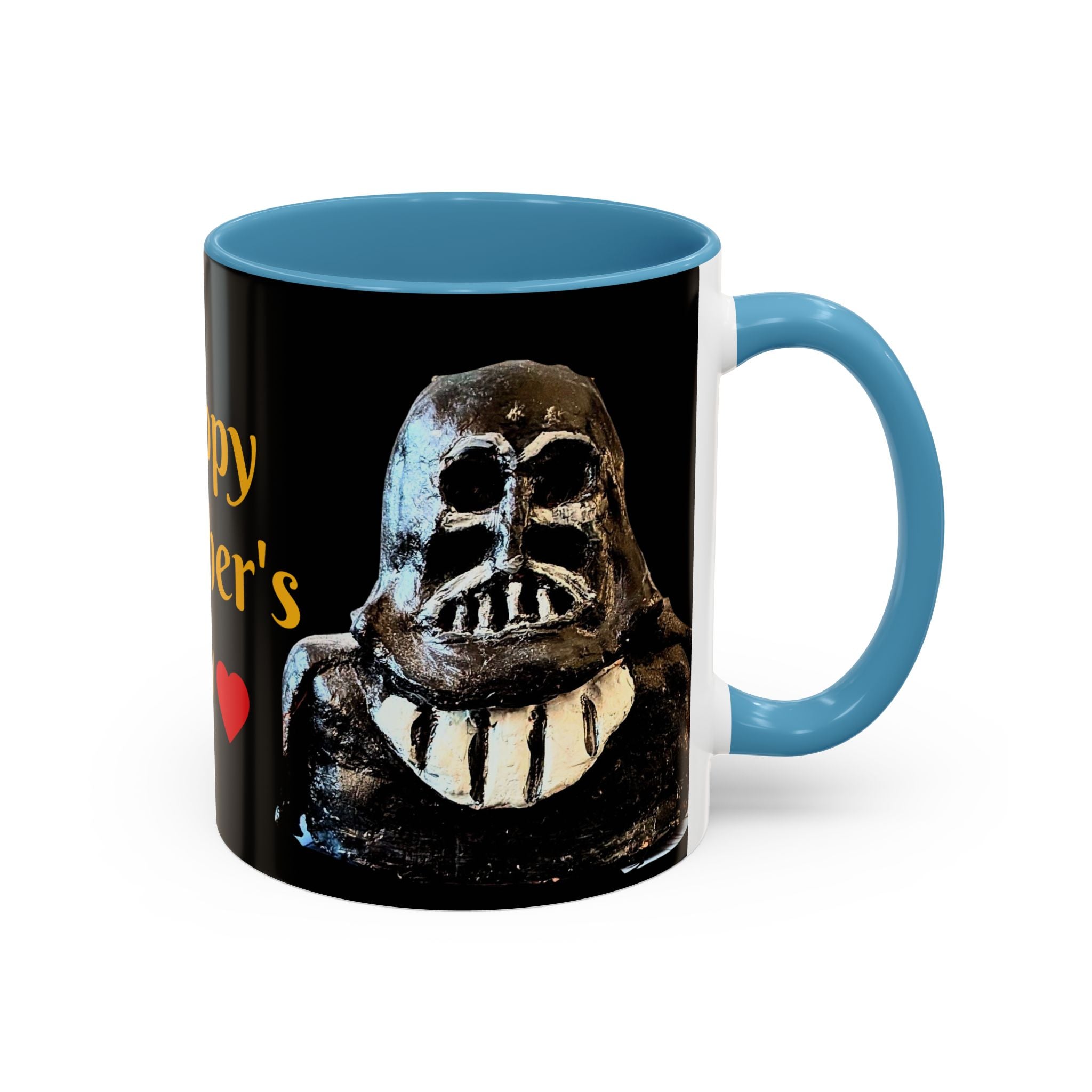 Father’s Day Coffee Mug – "Happy Father's Day" Black Accent Ceramic Mug (11/15oz)