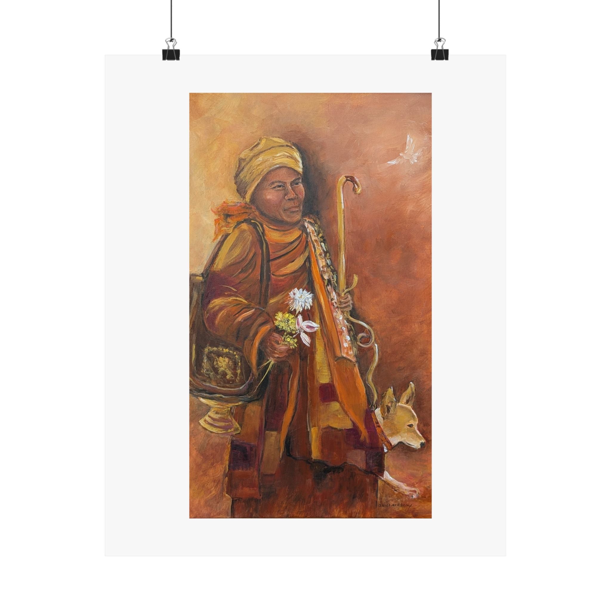 "The Dove", JR original, printed poster