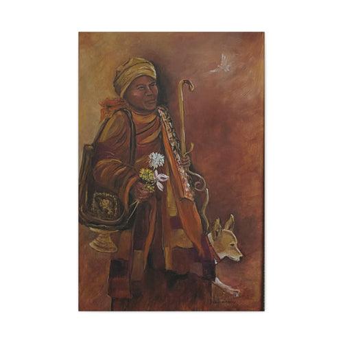 "The Dove" JR original, printed on streached canvas, 1.25"