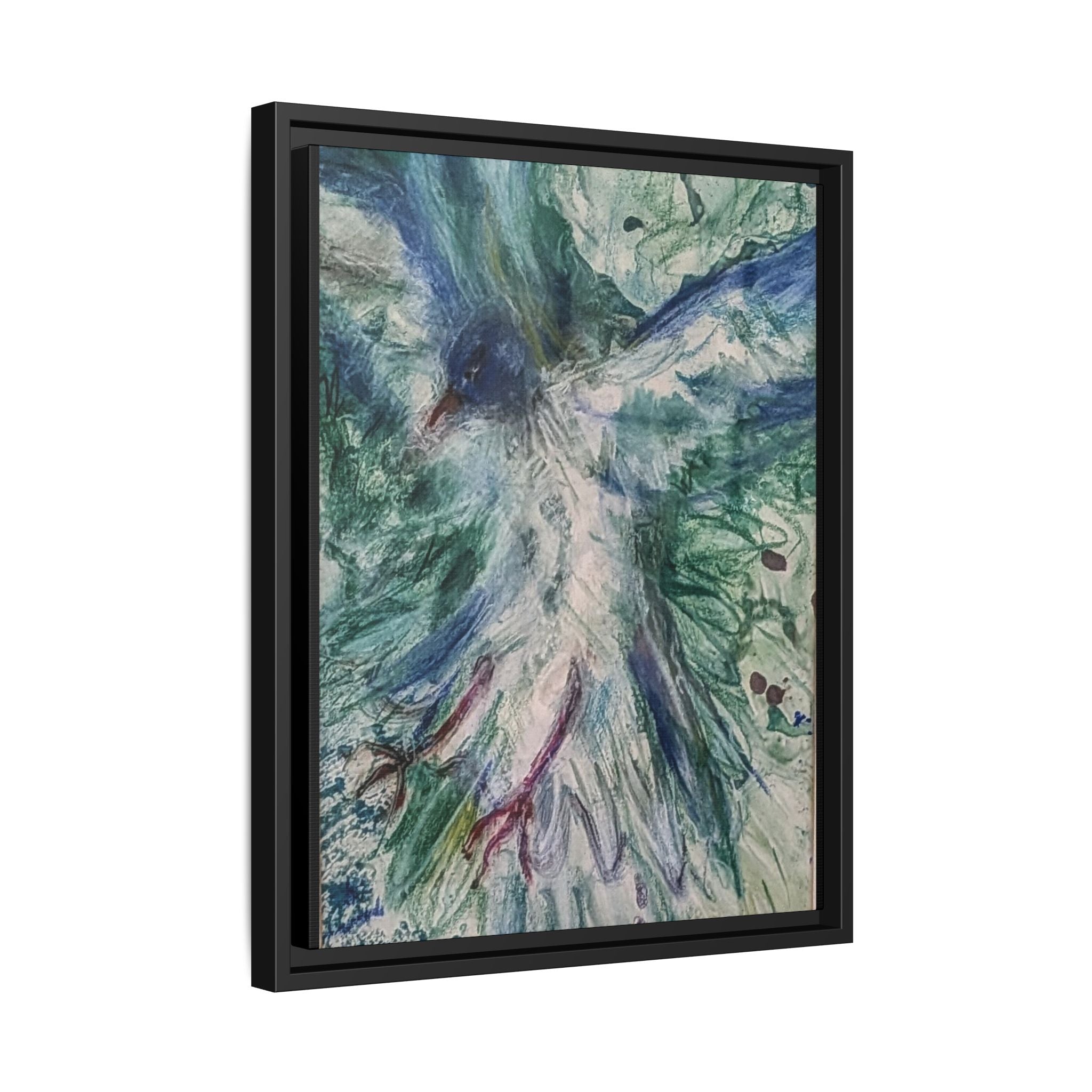Free Bird, Framed Matte Canvas,   Multi-color frames)