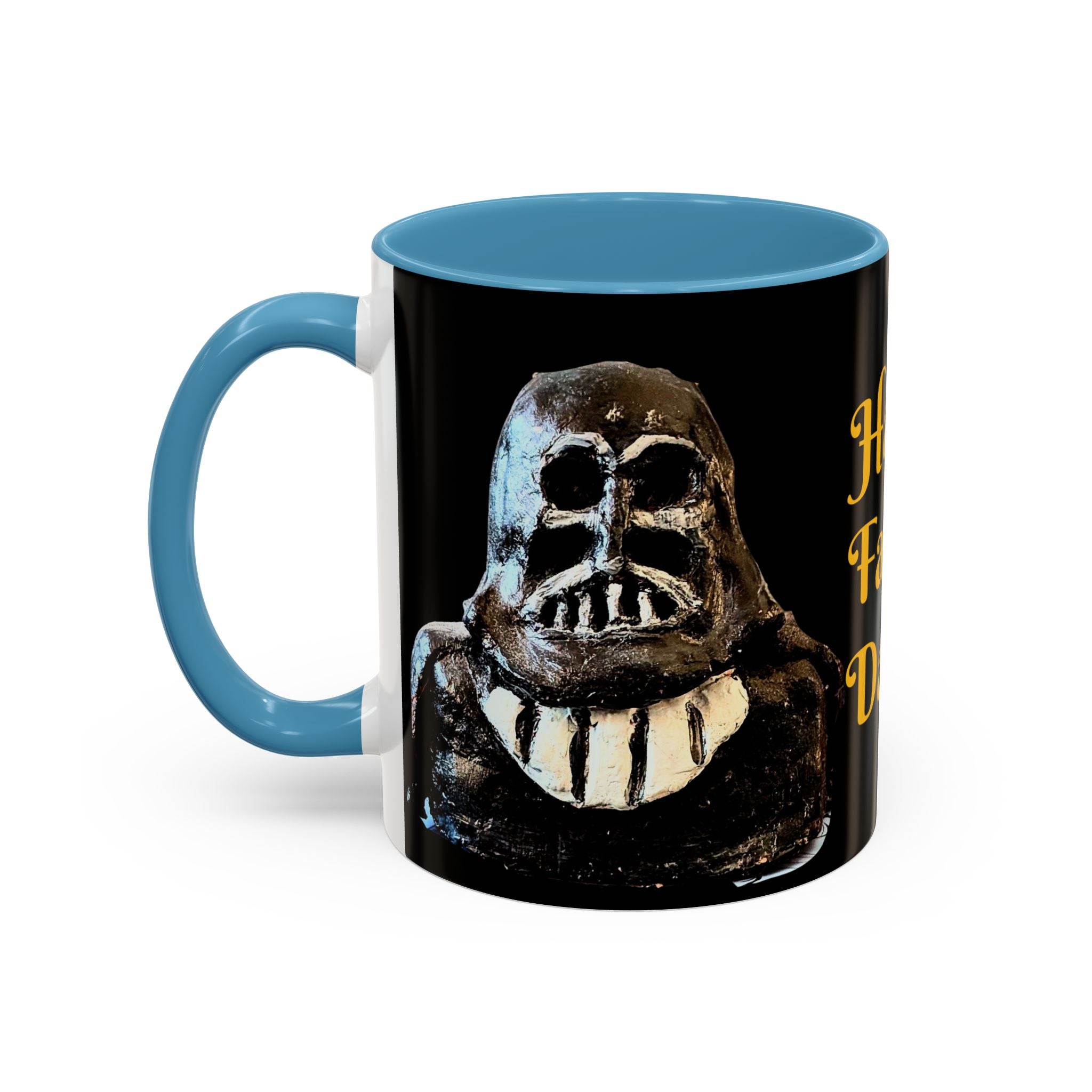 Father’s Day Coffee Mug – "Happy Father's Day" Black Accent Ceramic Mug (11/15oz)