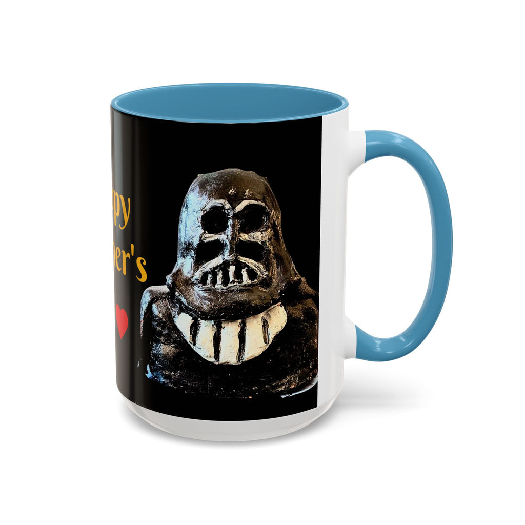 Father’s Day Coffee Mug – "Happy Father's Day" Black Accent Ceramic Mug (11/15oz)