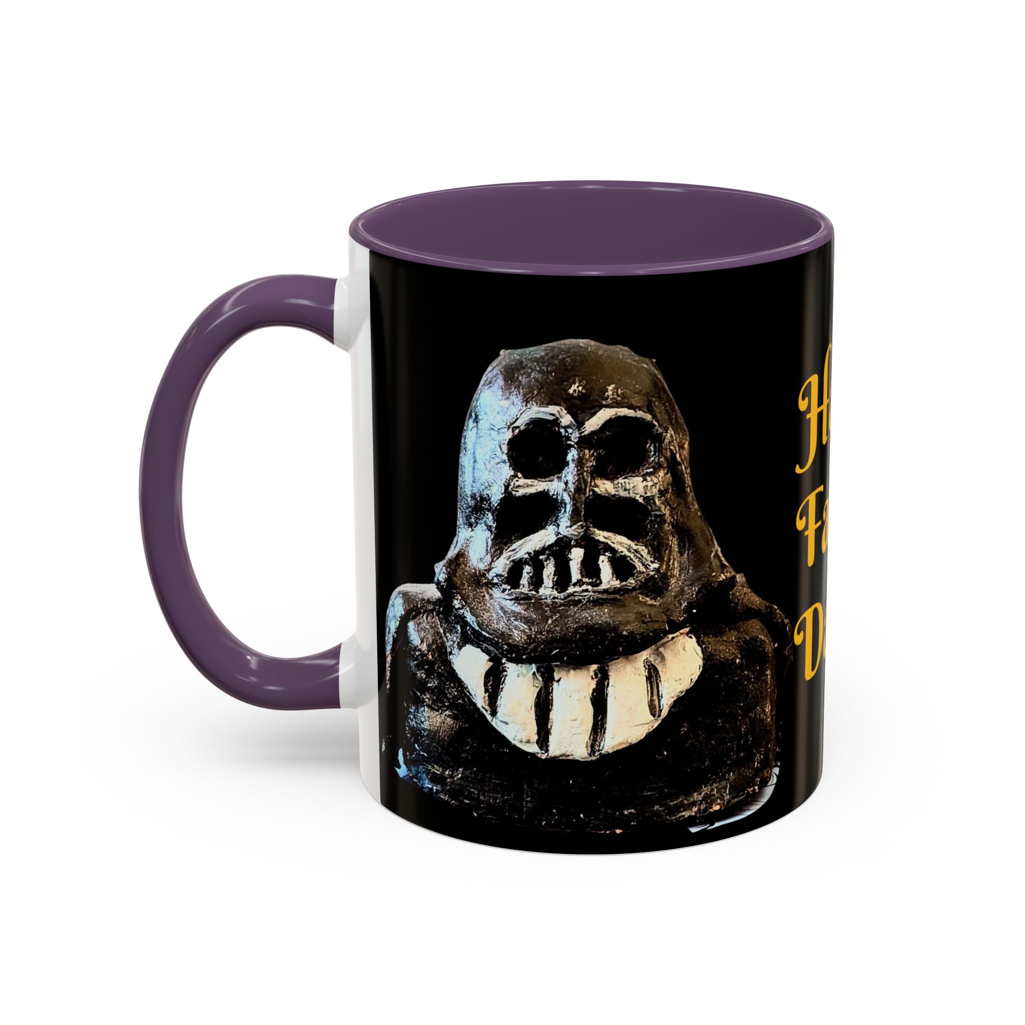 Father’s Day Coffee Mug – "Happy Father's Day" Black Accent Ceramic Mug (11/15oz)