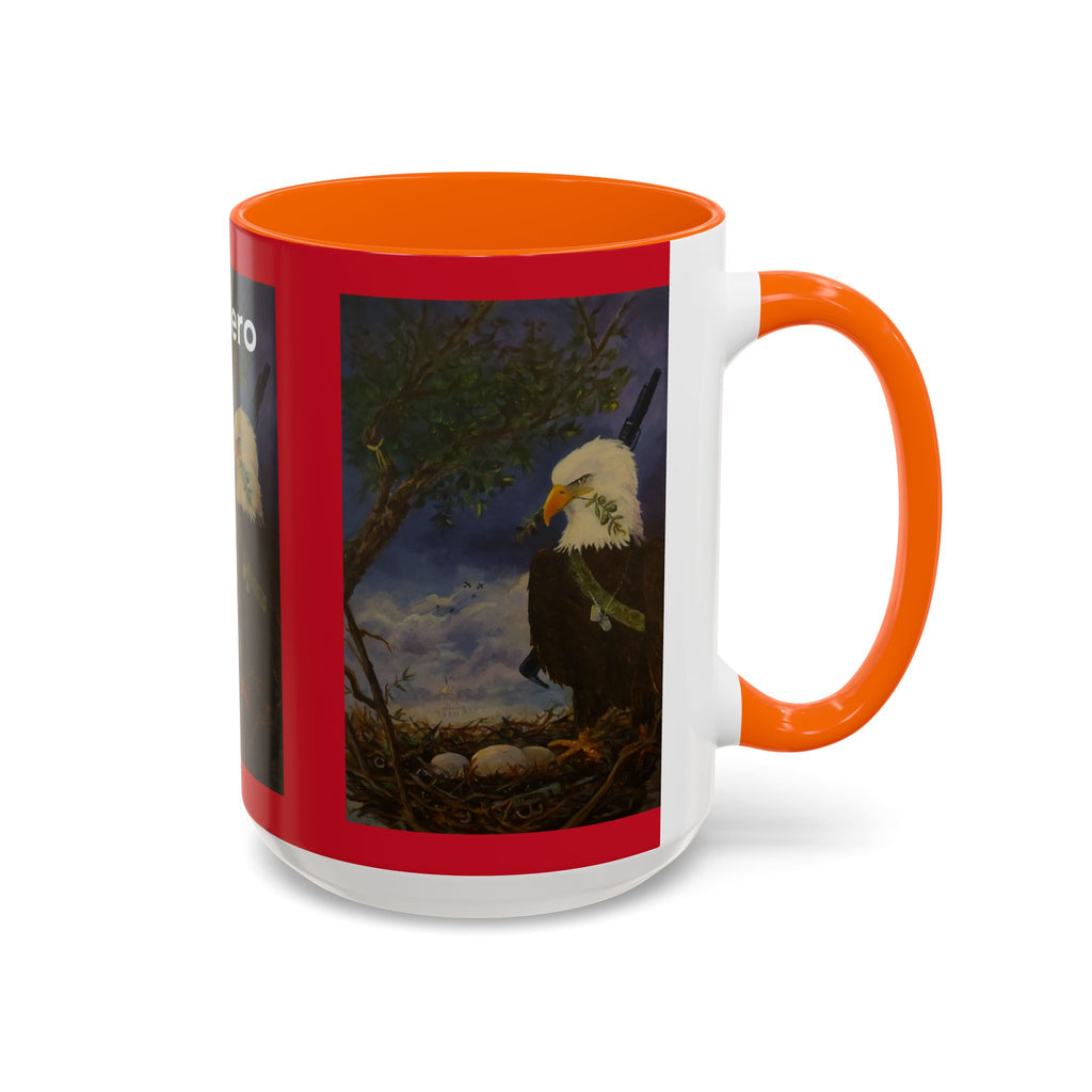 American Hero Patriotism Accent Coffee Mug (11, 15oz)