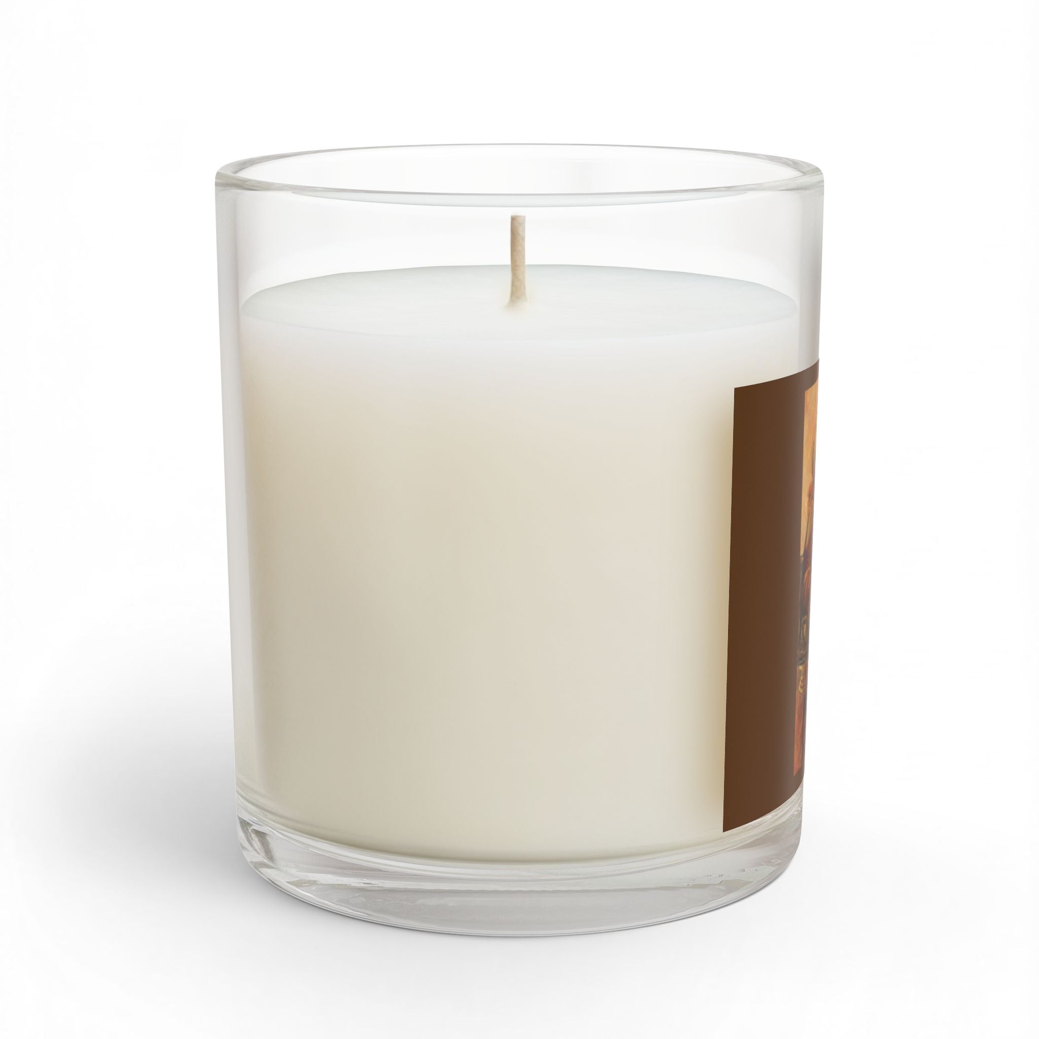 "Walk for Peace" Art Glass Candle — Warm Spiced Scented Decor, 11 oz
