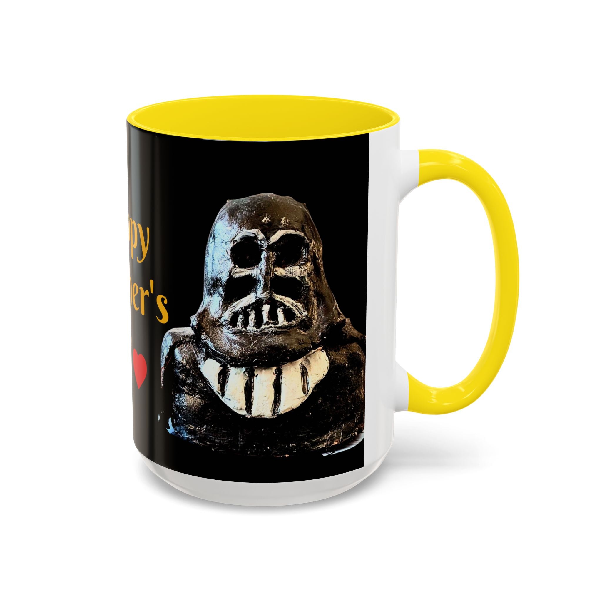 Father’s Day Coffee Mug – "Happy Father's Day" Black Accent Ceramic Mug (11/15oz)