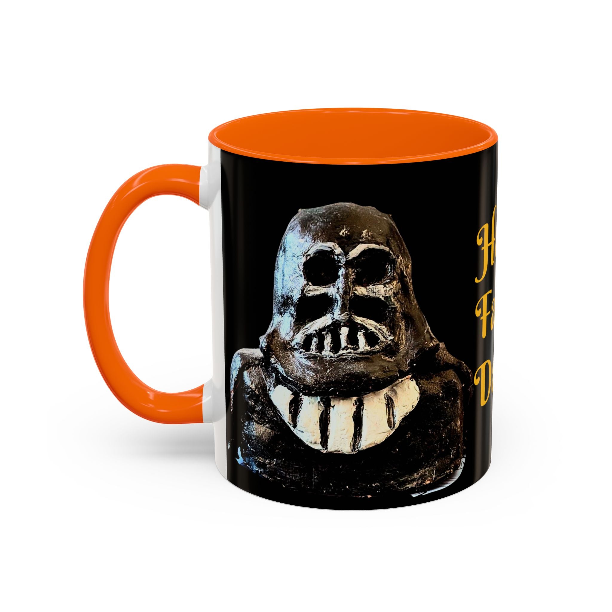 Father’s Day Coffee Mug – "Happy Father's Day" Black Accent Ceramic Mug (11/15oz)