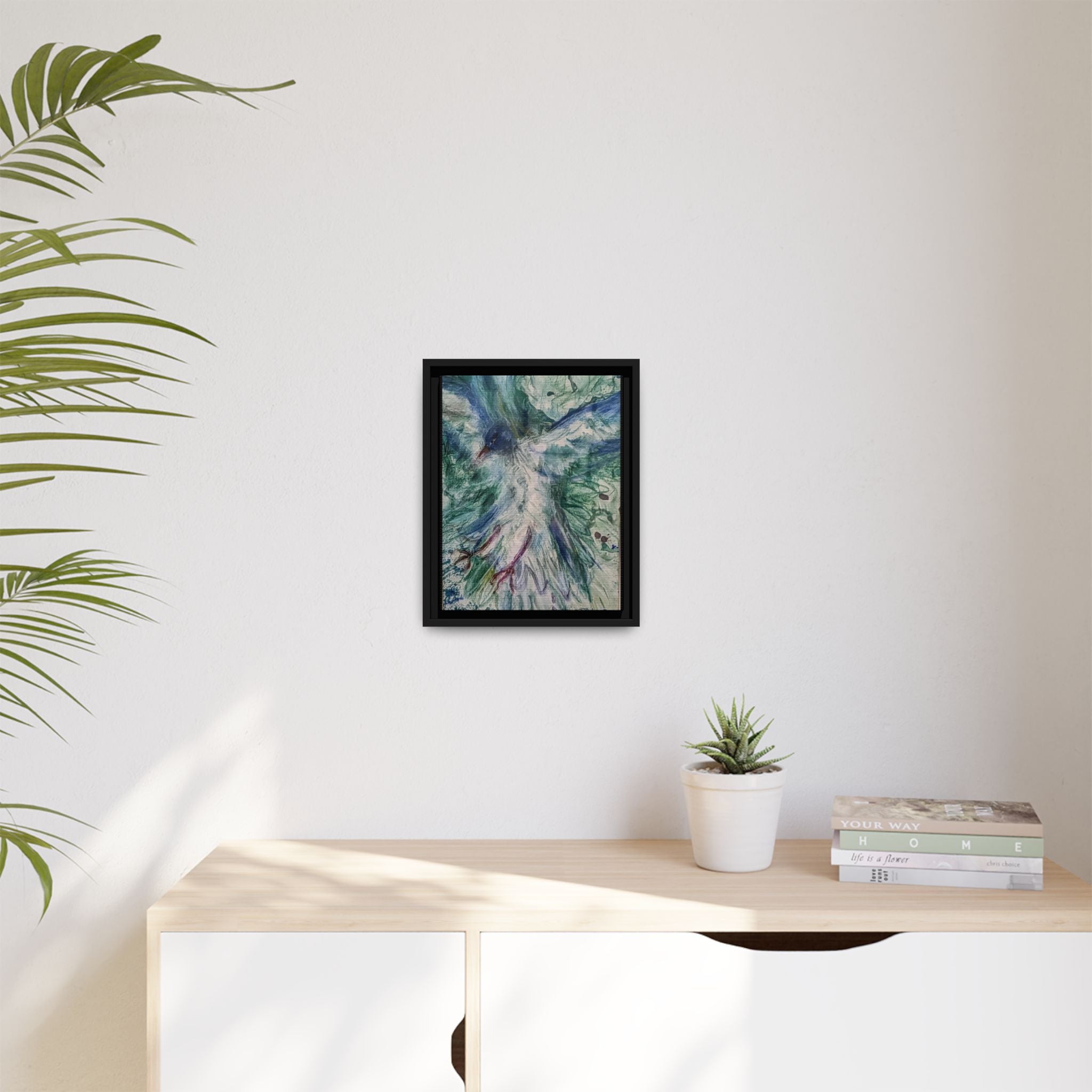 Free Bird, Framed Matte Canvas,   Multi-color frames)