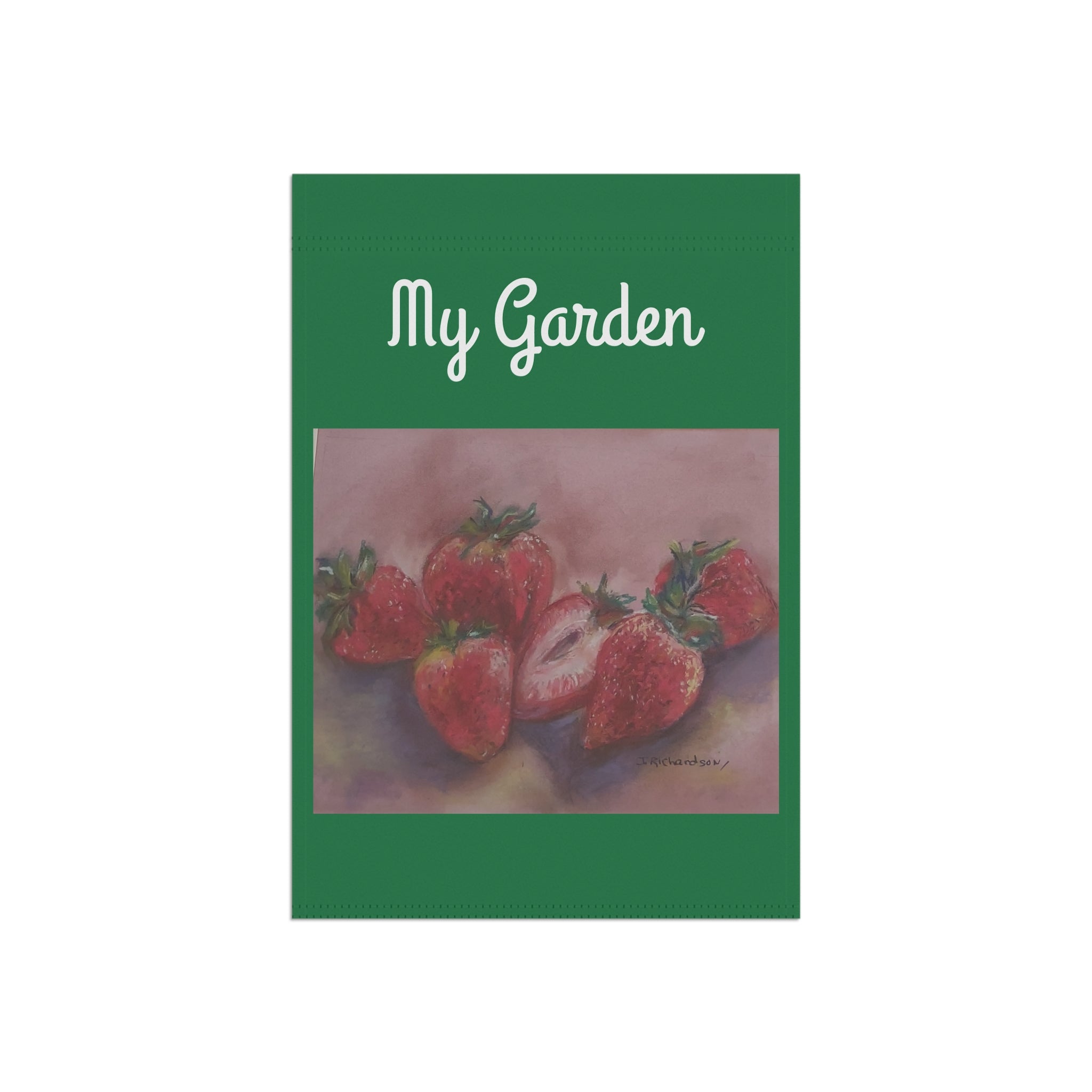 My Strawberry Garden Flag –  Banner