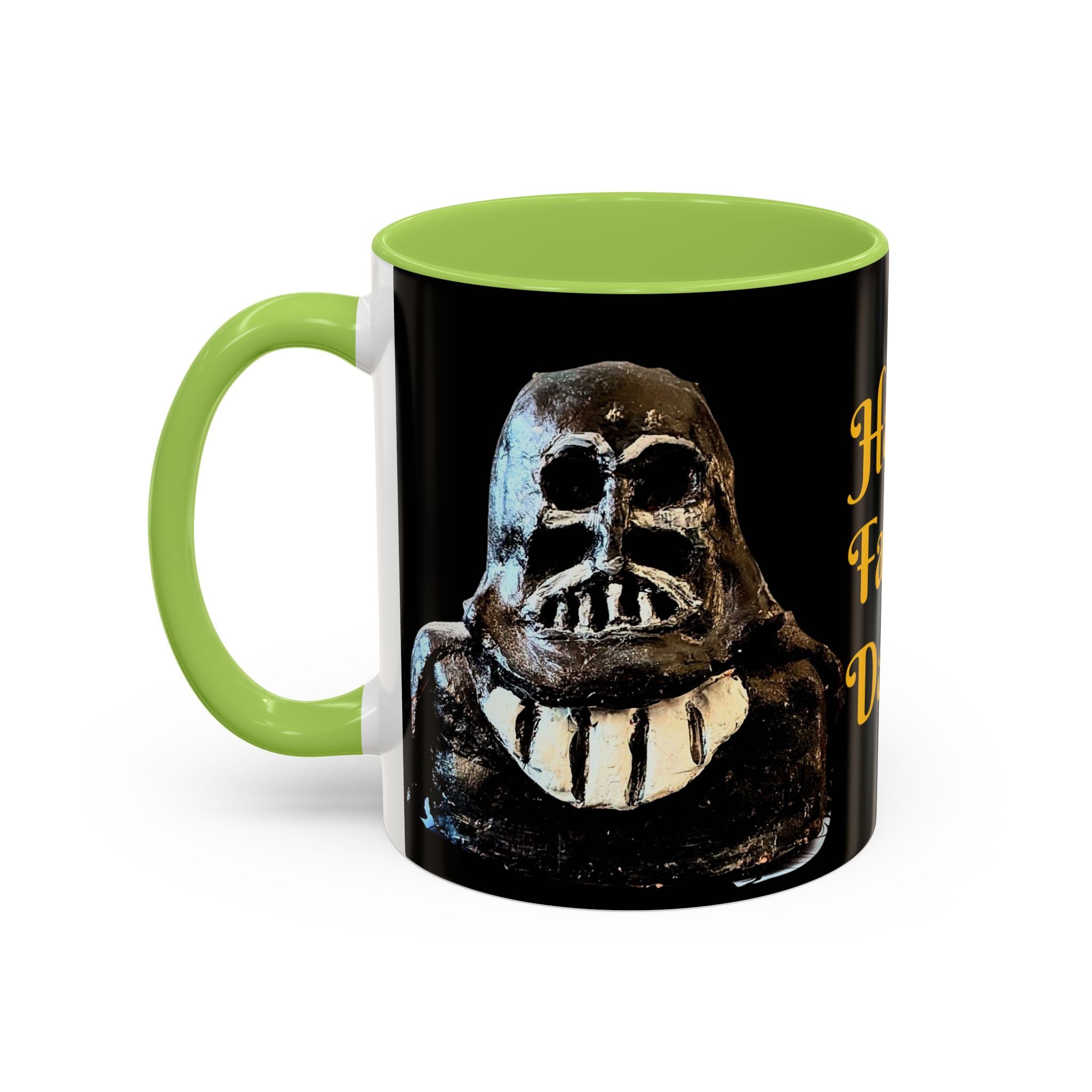 Father’s Day Coffee Mug – "Happy Father's Day" Black Accent Ceramic Mug (11/15oz)