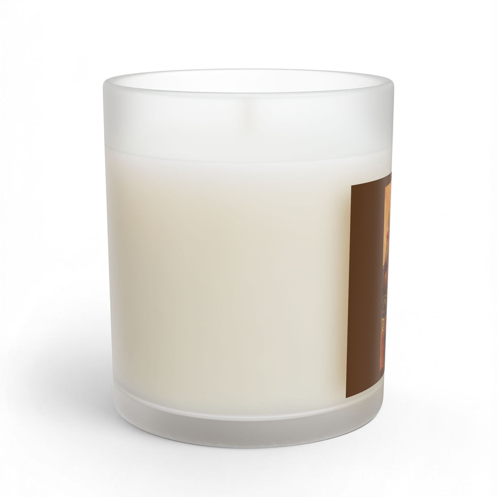 "Walk for Peace" Art Glass Candle — Warm Spiced Scented Decor, 11 oz
