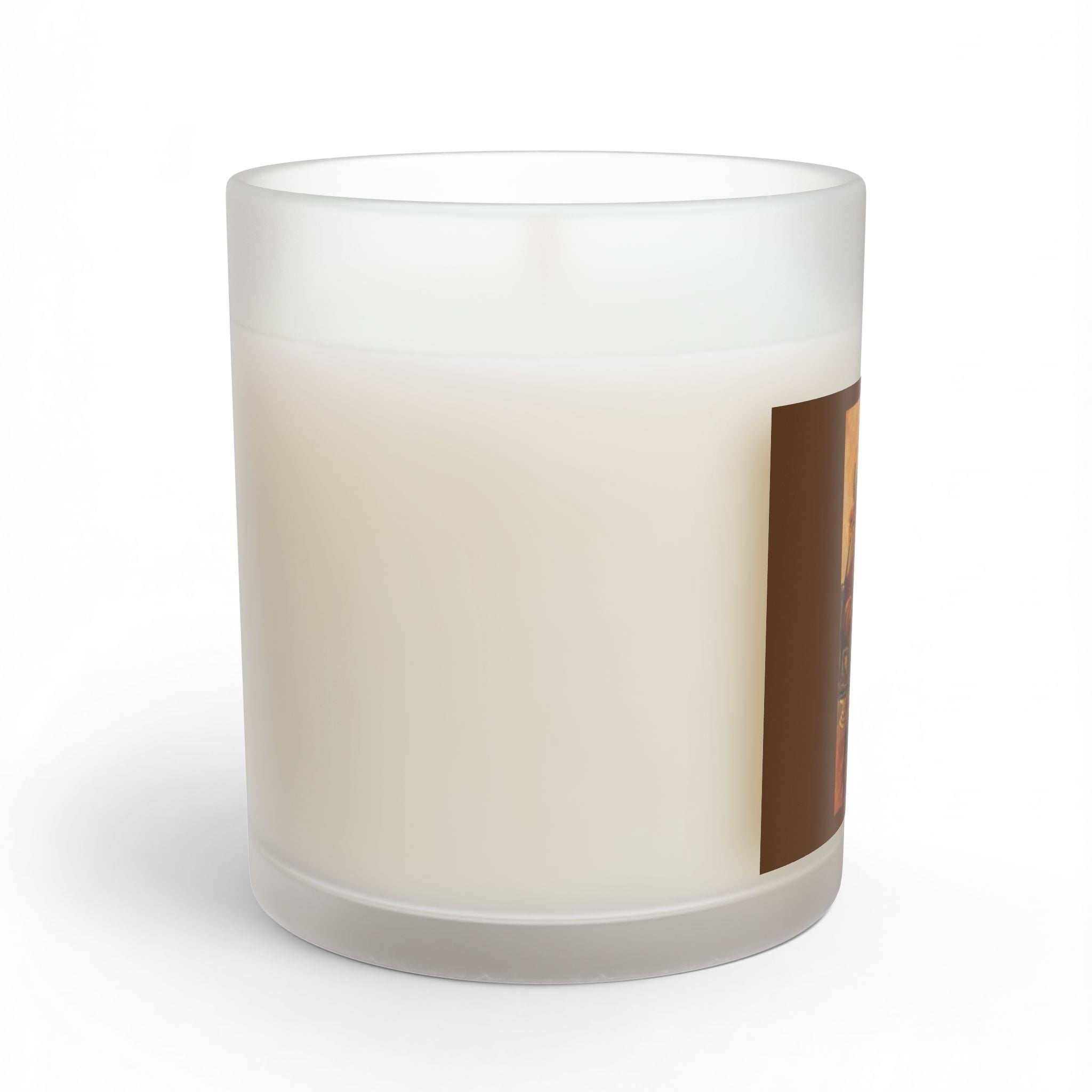 "Walk for Peace" Art Glass Candle — Warm Spiced Scented Decor, 11 oz