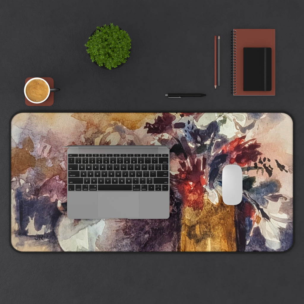Floral mouse pad