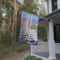 Relax in the Rocking Chair on deck House Banner - Outdoor/Indoor Decorative house Flag/banner