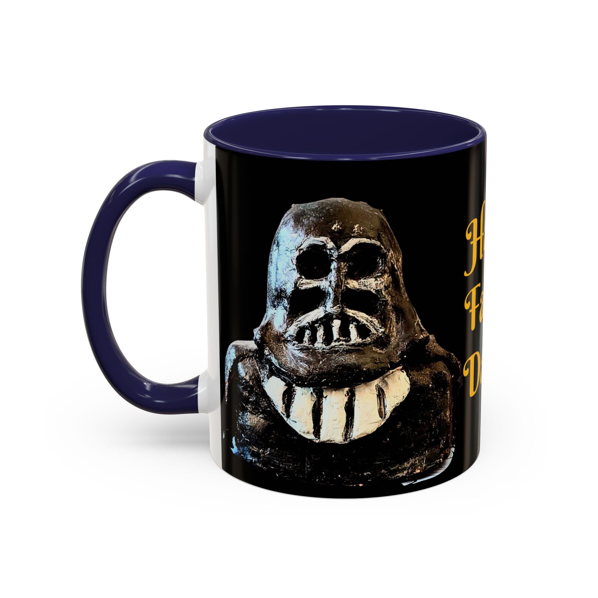 Father’s Day Coffee Mug – "Happy Father's Day" Black Accent Ceramic Mug (11/15oz)