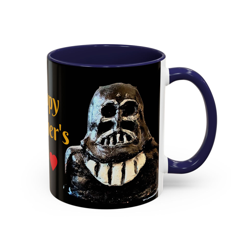 Father’s Day Coffee Mug – "Happy Father's Day" Black Accent Ceramic Mug (11/15oz)