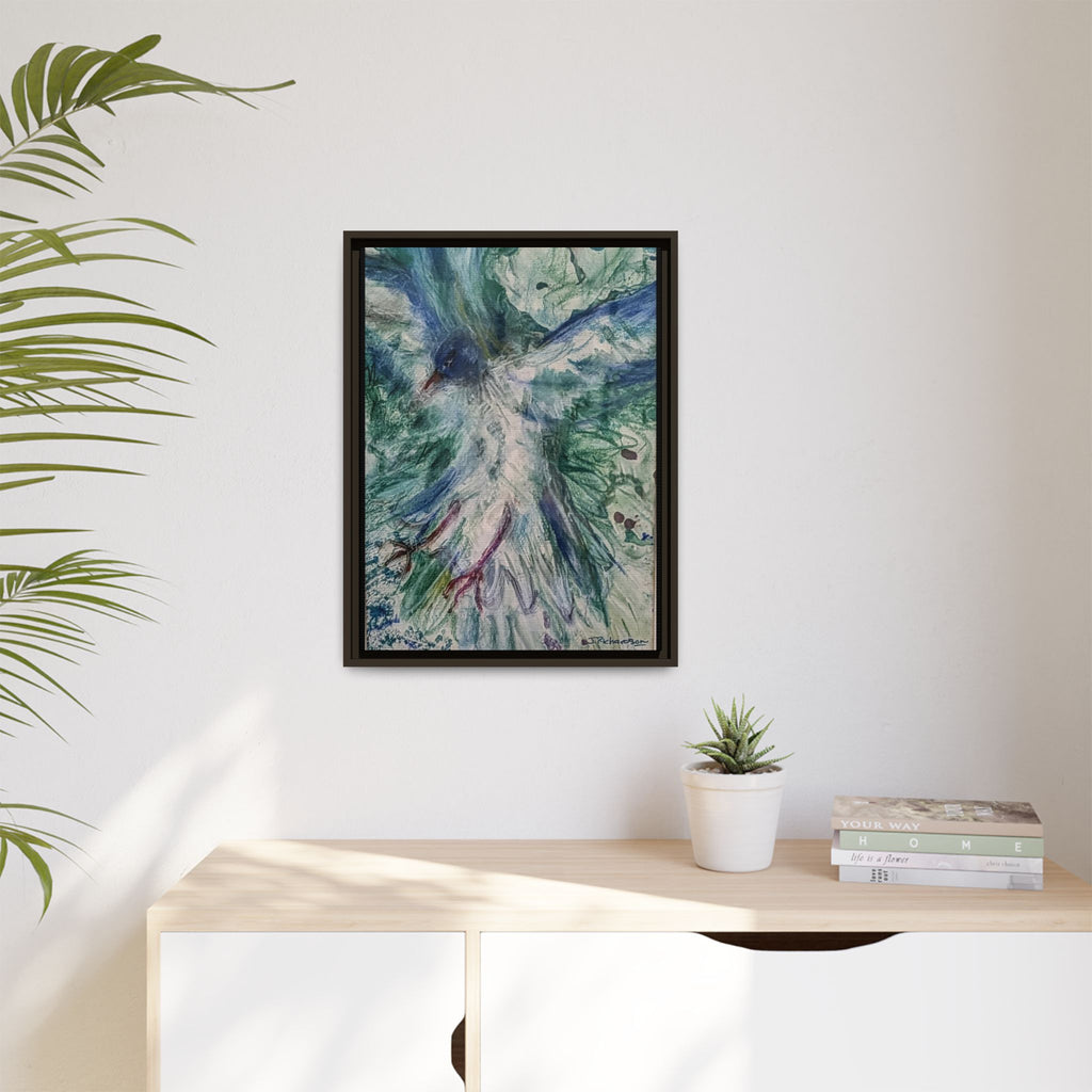 Free Bird, Framed Matte Canvas,   Multi-color frames)