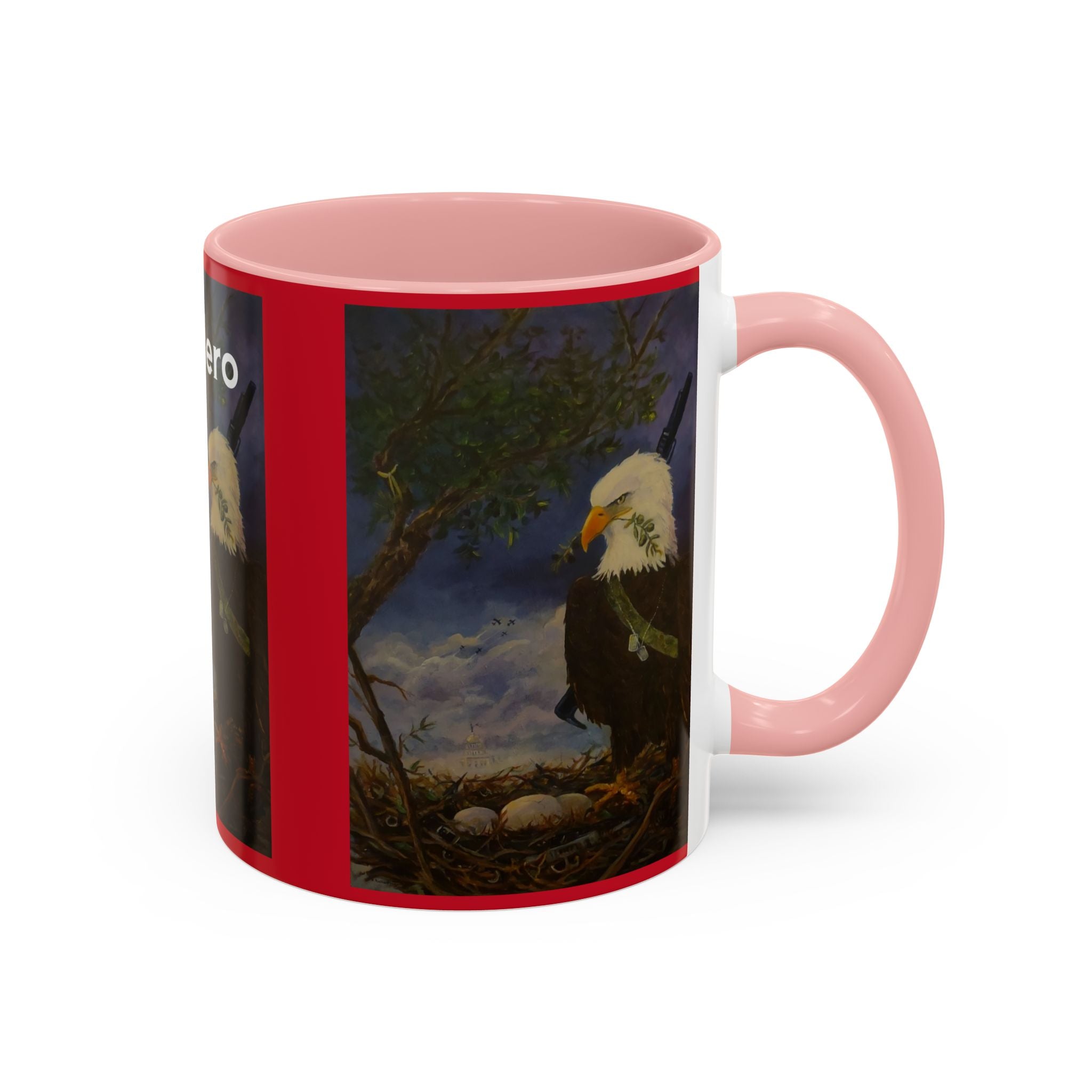 American Hero Patriotism Accent Coffee Mug (11, 15oz)
