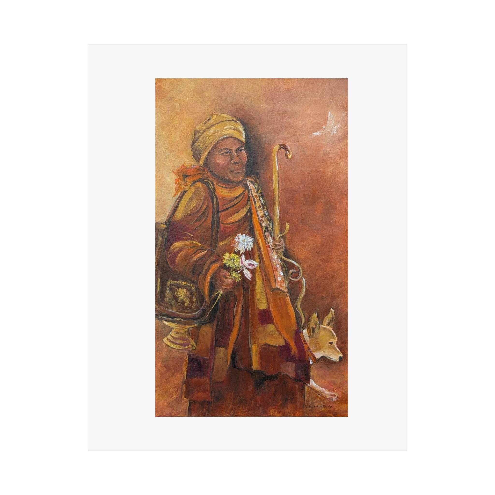 "The Dove", JR original, printed poster