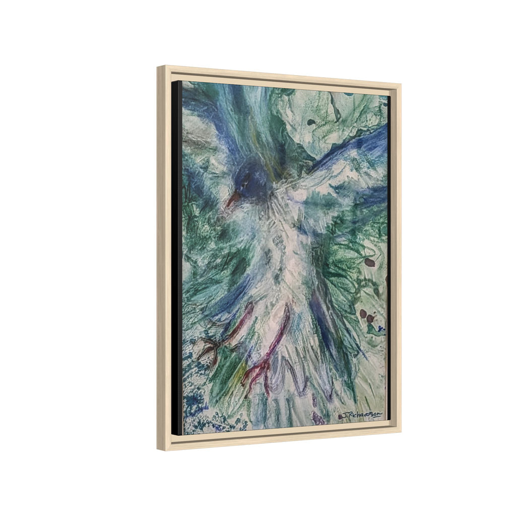 Free Bird, Framed Matte Canvas,   Multi-color frames)