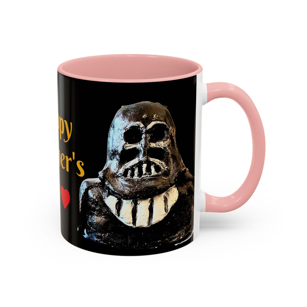Father’s Day Coffee Mug – "Happy Father's Day" Black Accent Ceramic Mug (11/15oz)