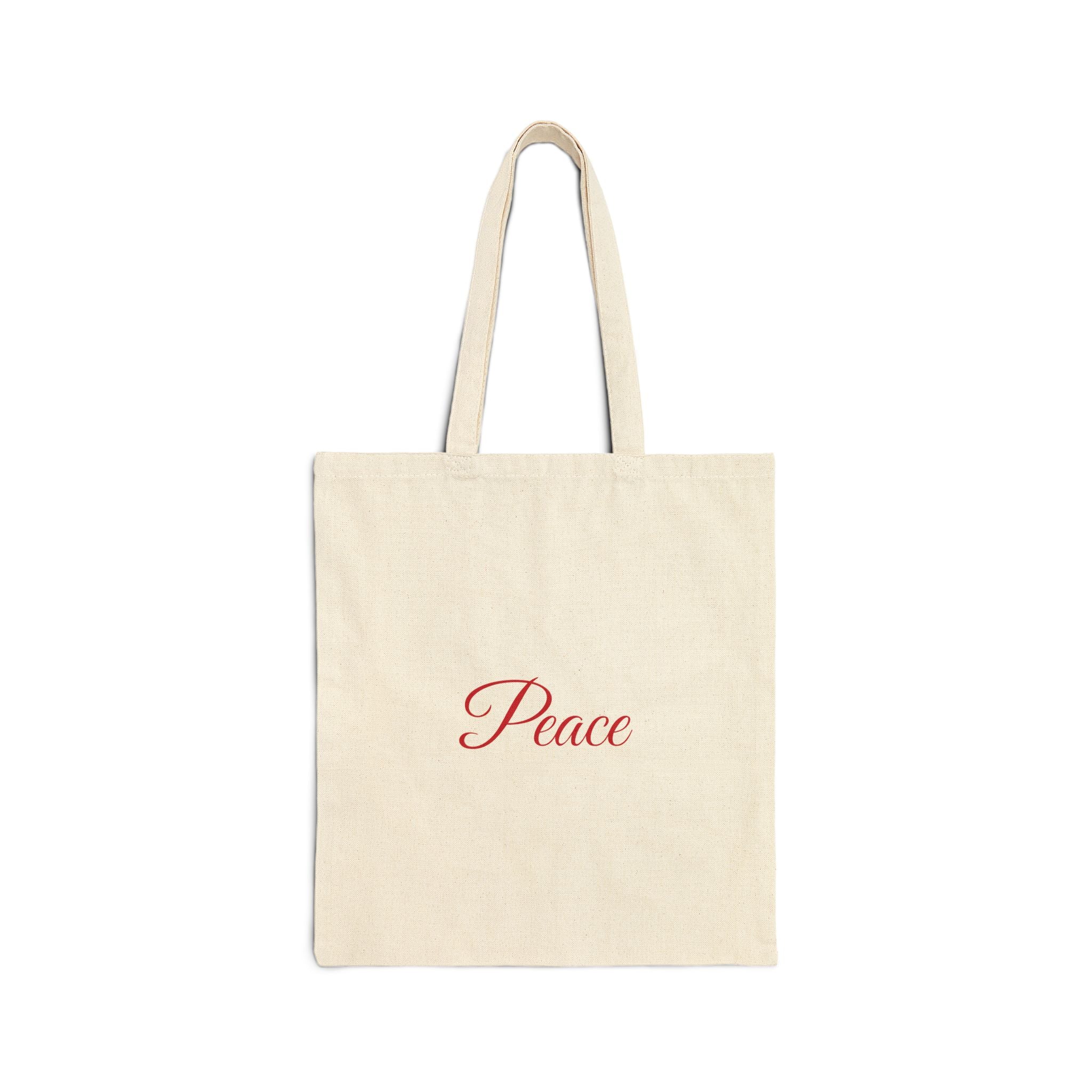 "Walk for Peace, Cotton Canvas Tote Bag