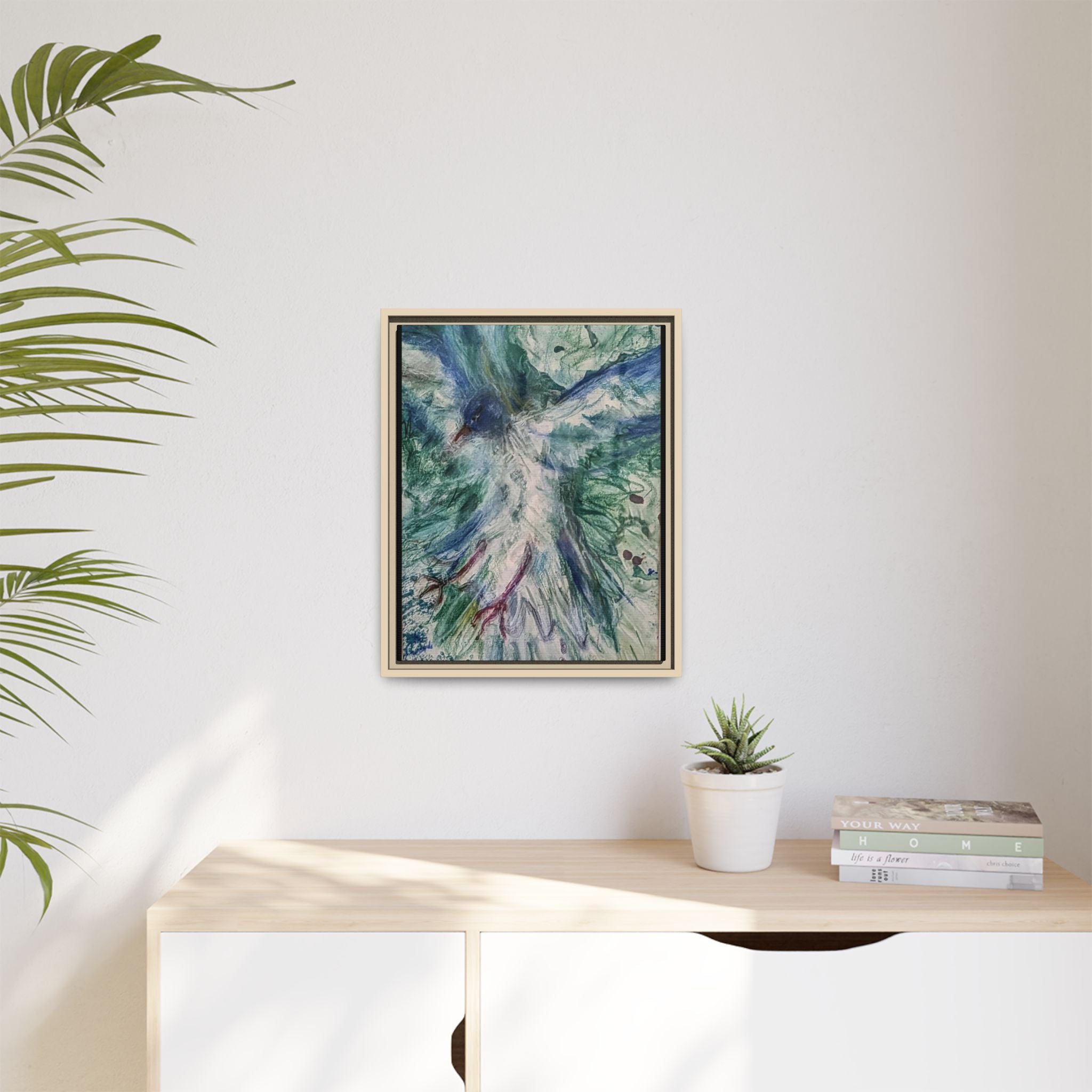 Free Bird, Framed Matte Canvas,   Multi-color frames)