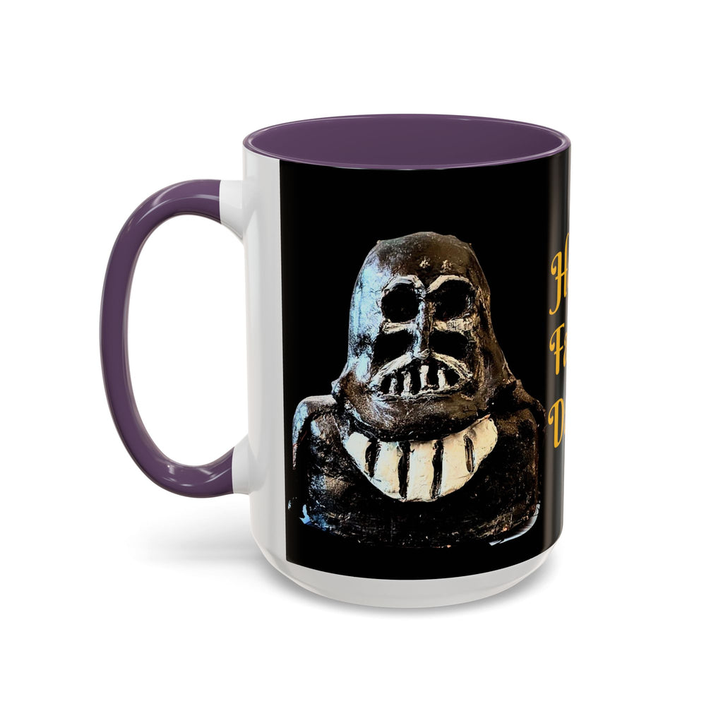 Father’s Day Coffee Mug – "Happy Father's Day" Black Accent Ceramic Mug (11/15oz)