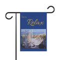 Relax Garden Flag — "Relax" Decorative House & Yard Banner