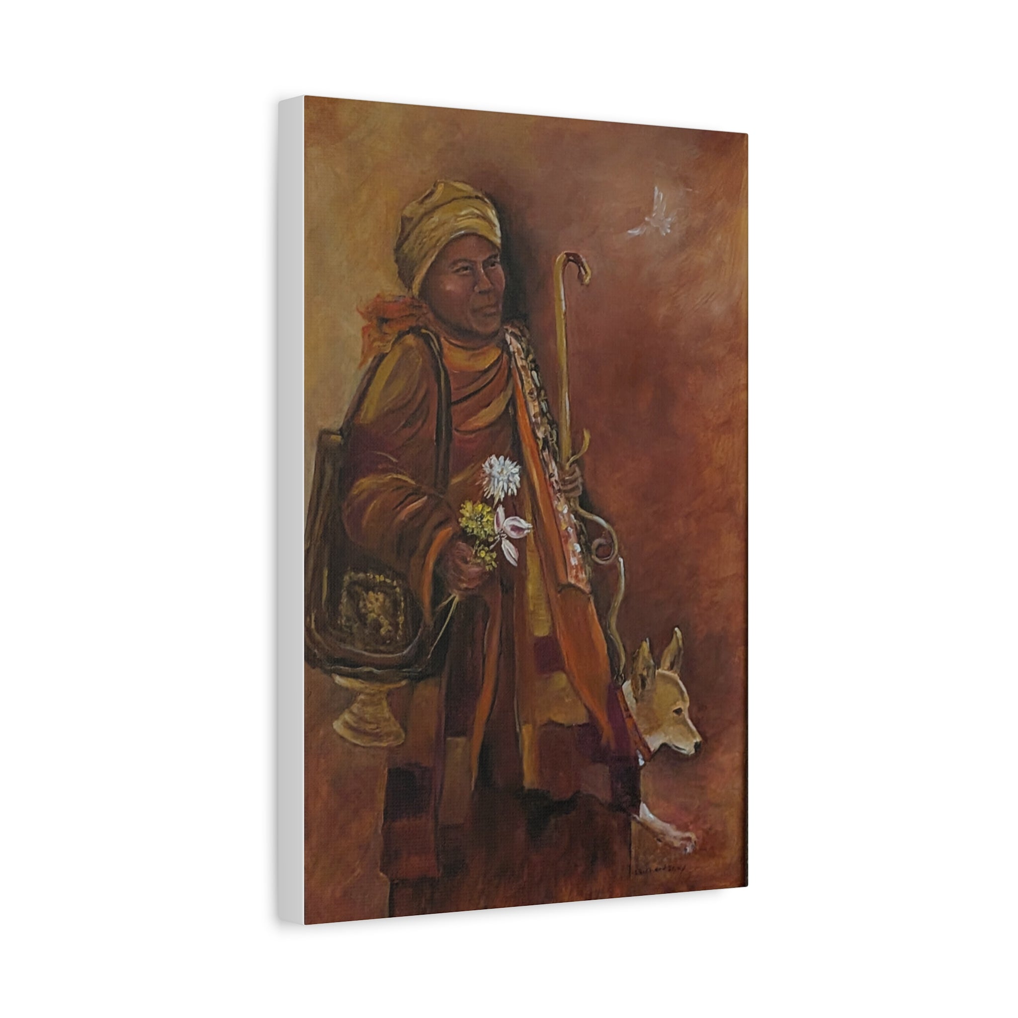 "The Dove" JR original, printed on streached canvas, 1.25"