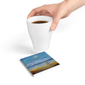 Coastal Kite Ceramic Coaster — Seaside Patio Drink Mat