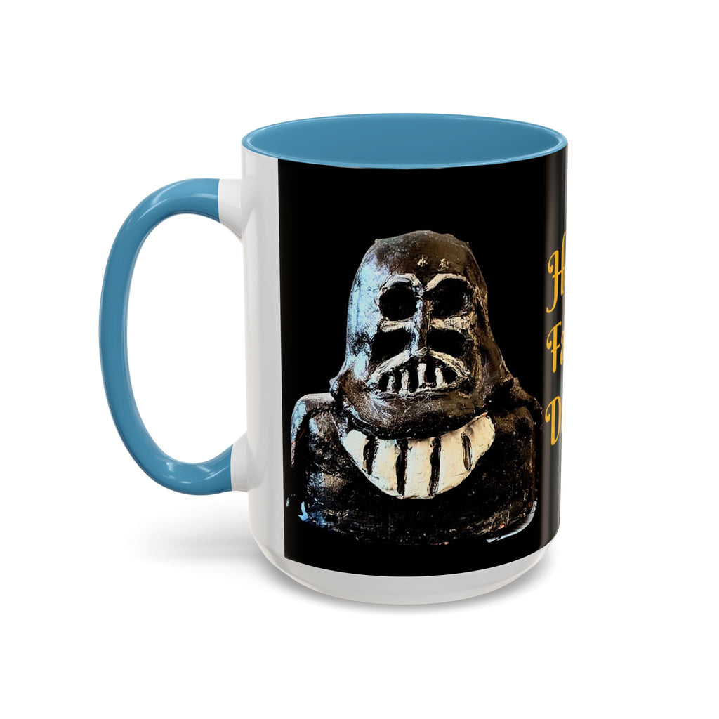 Father’s Day Coffee Mug – "Happy Father's Day" Black Accent Ceramic Mug (11/15oz)