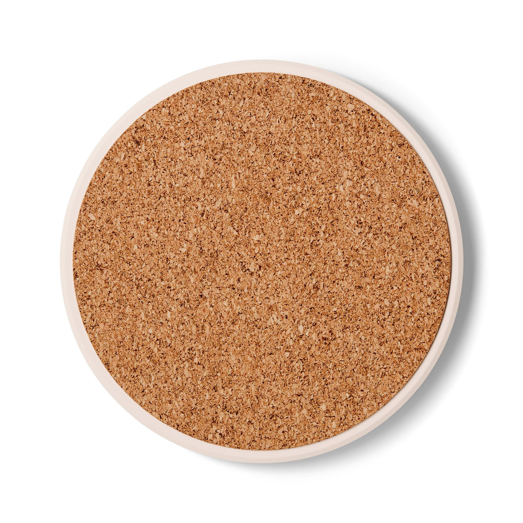 Singular Coastal Ceramic Coaster —