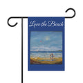 Garden Flag - "Love the Beach" Coastal House & Garden Banner