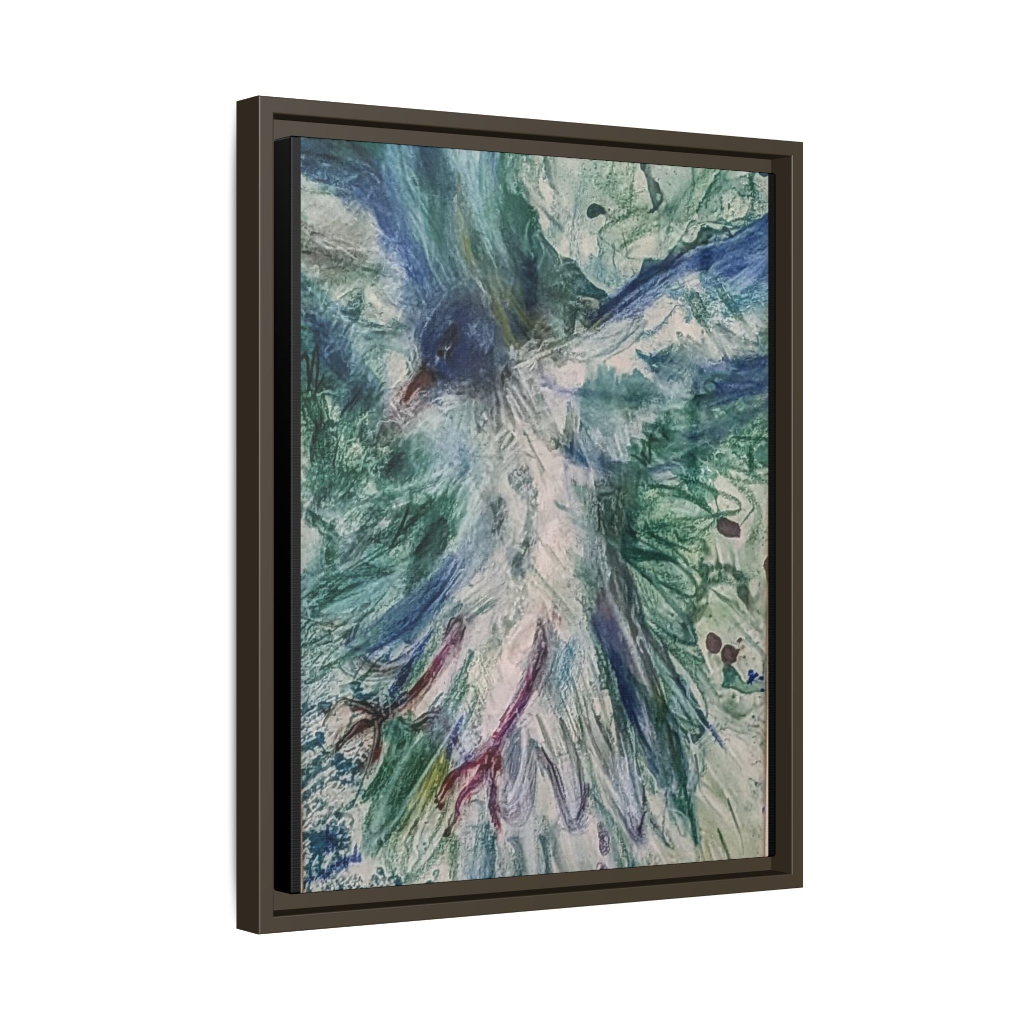 Free Bird, Framed Matte Canvas,   Multi-color frames)