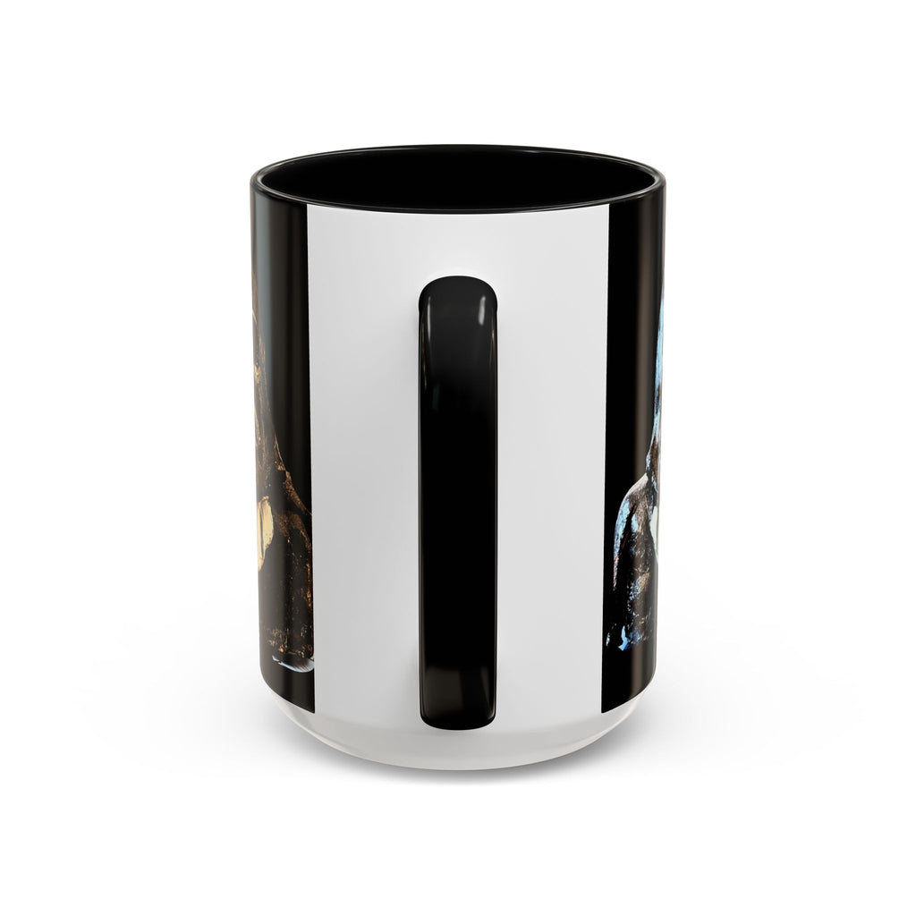 Father’s Day Coffee Mug – "Happy Father's Day" Black Accent Ceramic Mug (11/15oz)