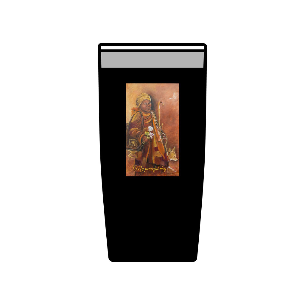 My peaceful day, 20oz Insulated Tumbler – Walk for Peace Design