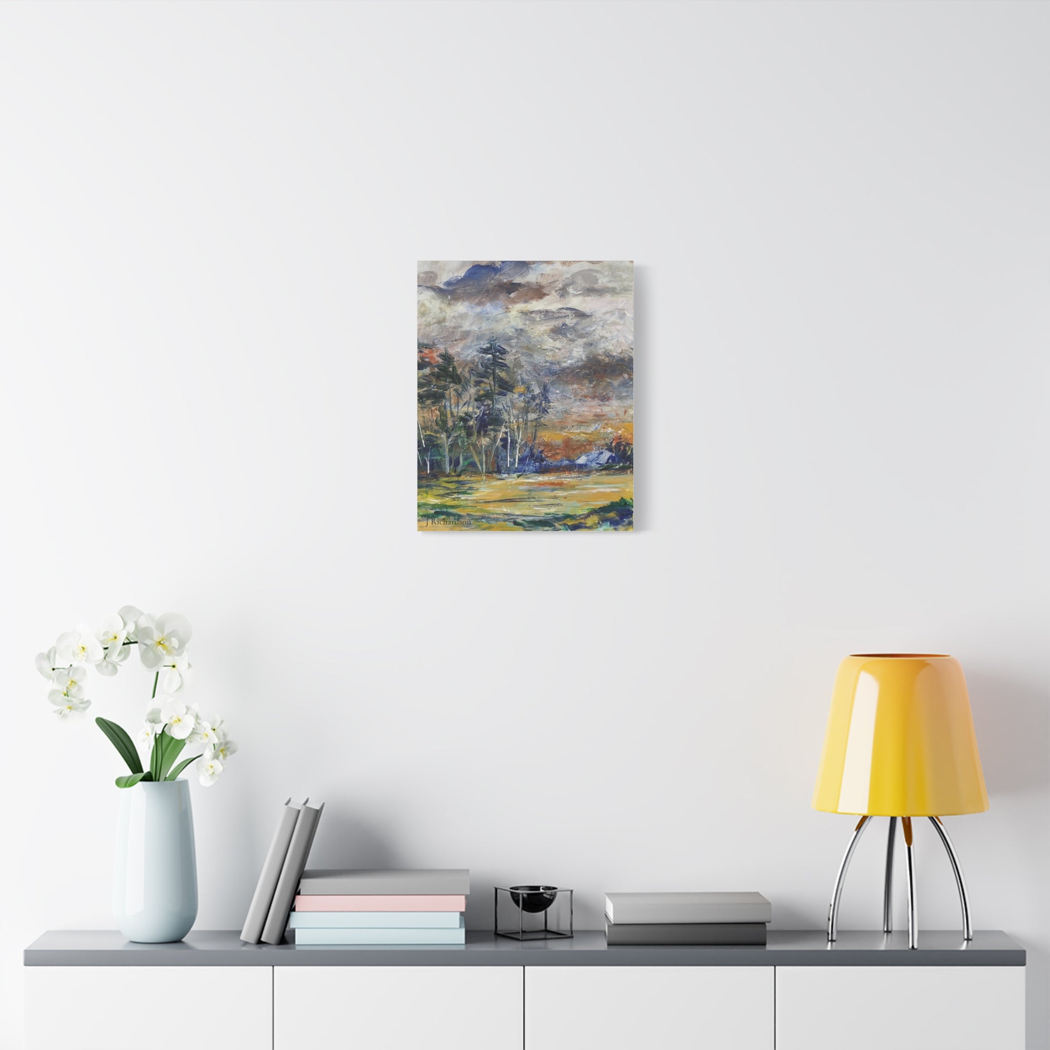 Stormy Landscape Wall Art/ stretched canvas
