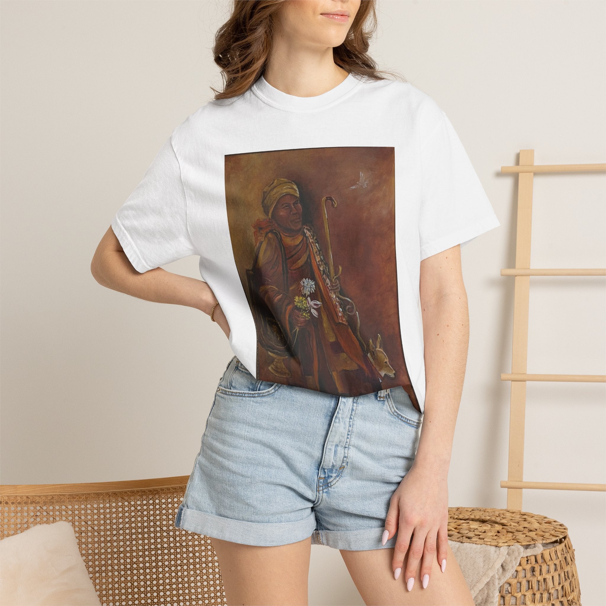 "Walk for Peace" front design,  Unisex, Garment-Dyed T-shirt