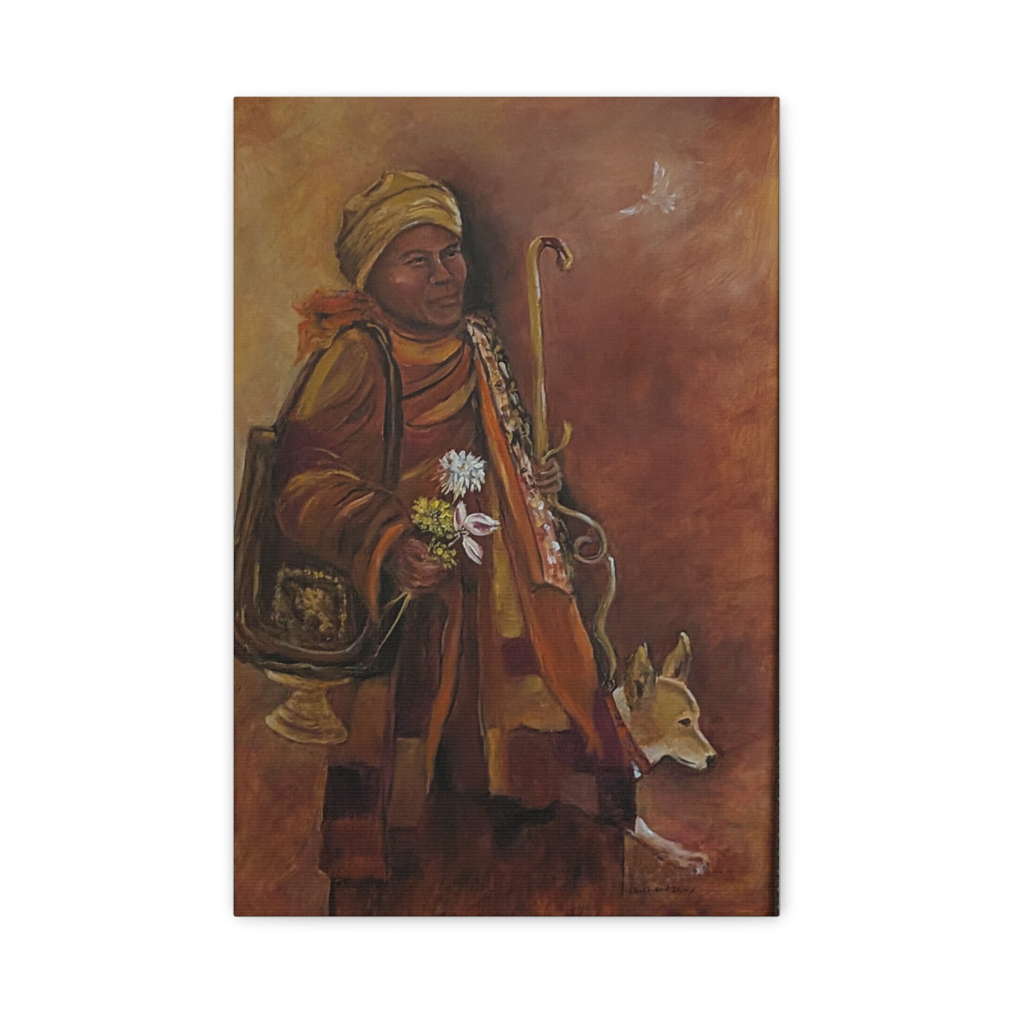 "The Dove" JR original, printed on streached canvas, 1.25"