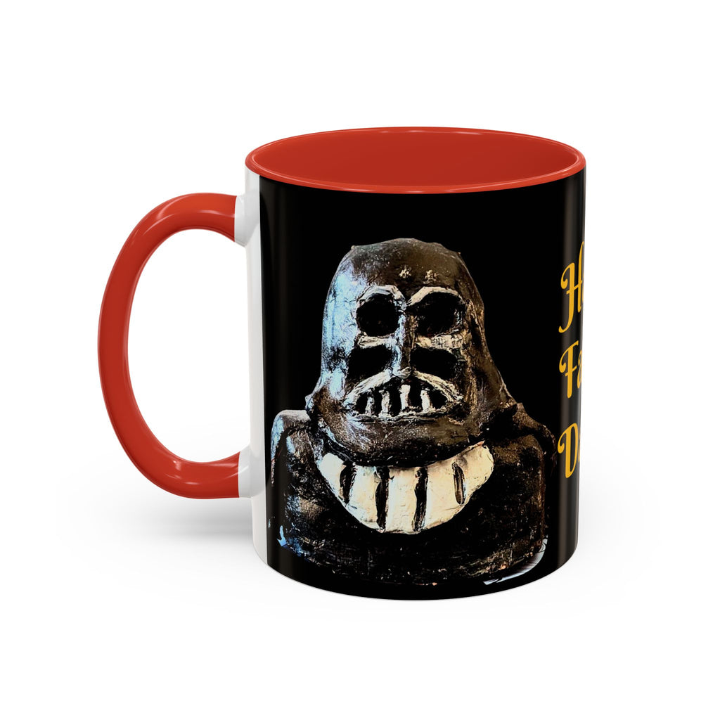Father’s Day Coffee Mug – "Happy Father's Day" Black Accent Ceramic Mug (11/15oz)