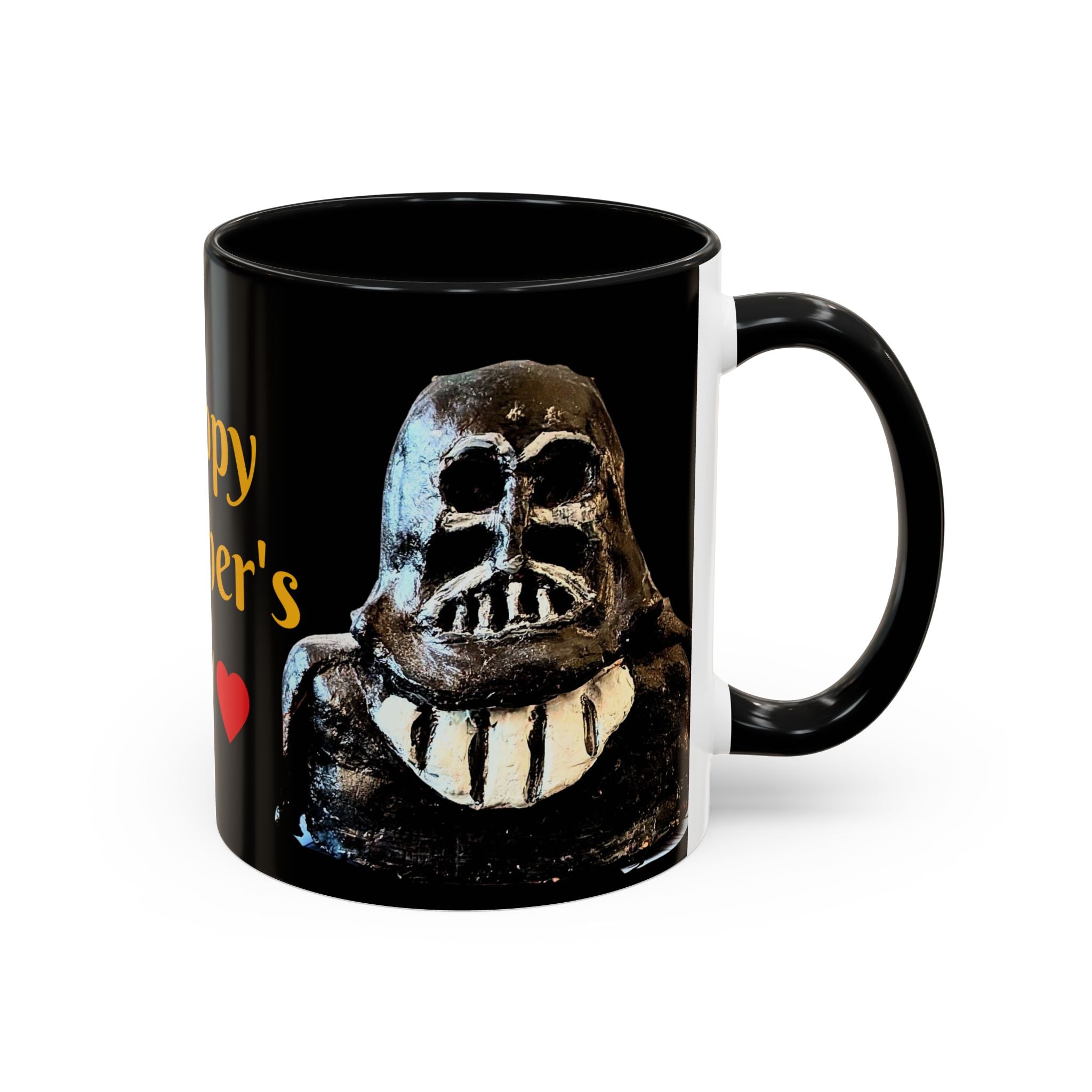 Father’s Day Coffee Mug – "Happy Father's Day" Black Accent Ceramic Mug (11/15oz)