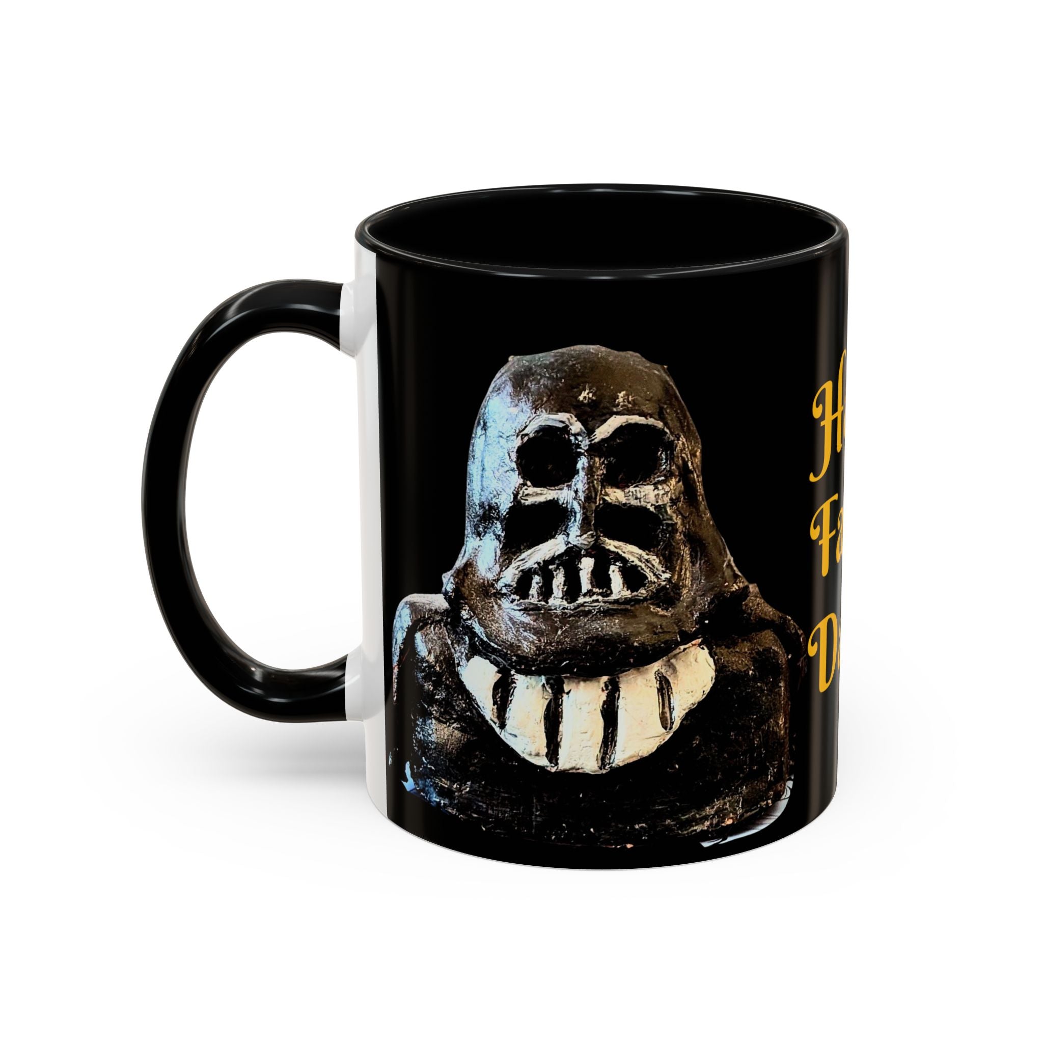 Father’s Day Coffee Mug – "Happy Father's Day" Black Accent Ceramic Mug (11/15oz)