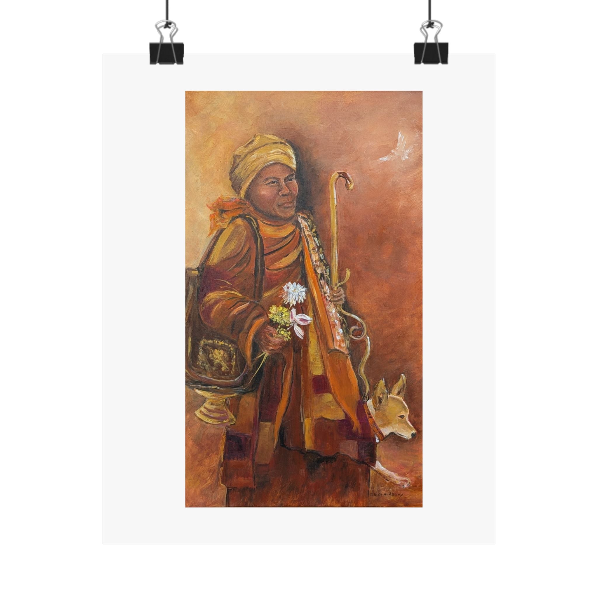 "The Dove", JR original, printed poster