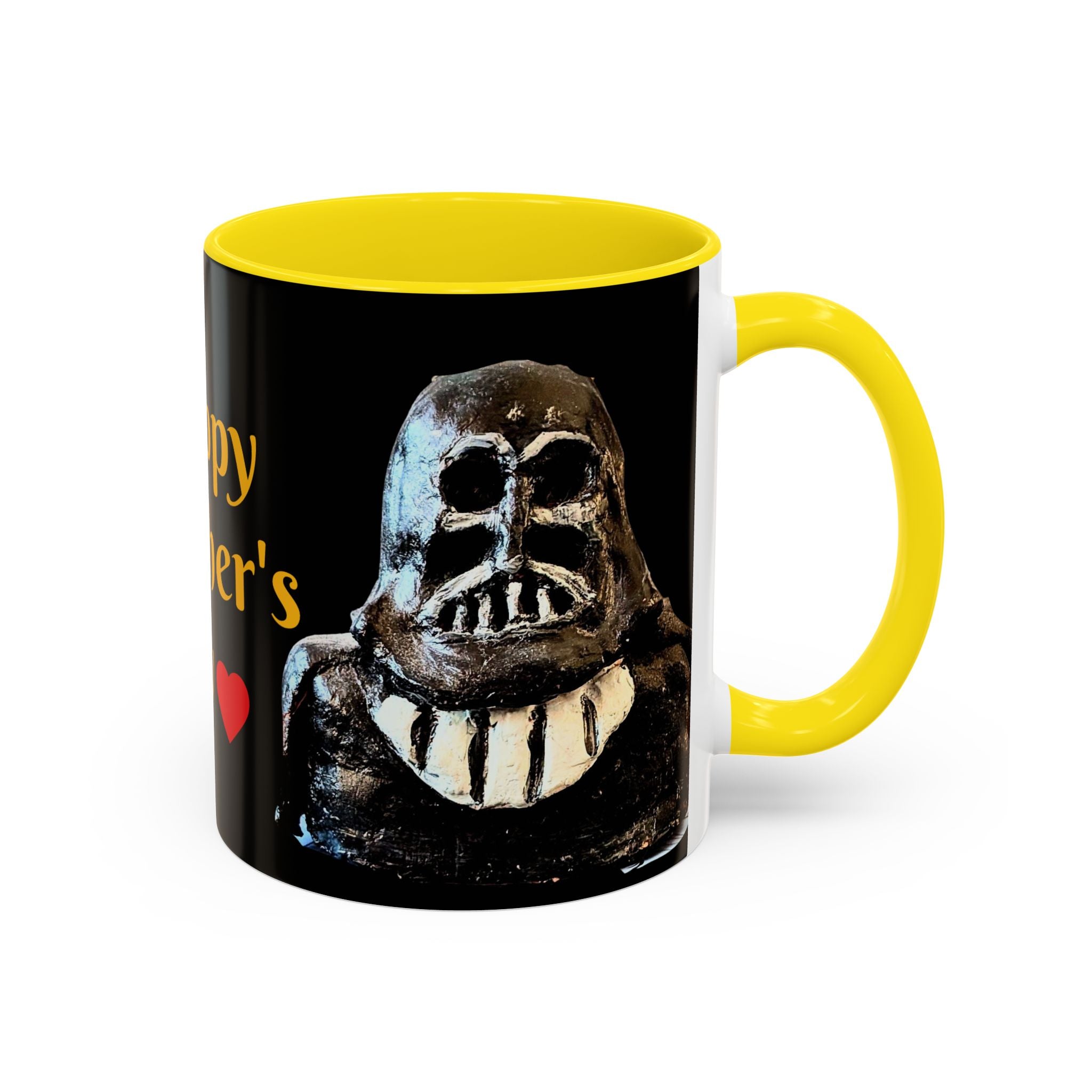 Father’s Day Coffee Mug – "Happy Father's Day" Black Accent Ceramic Mug (11/15oz)