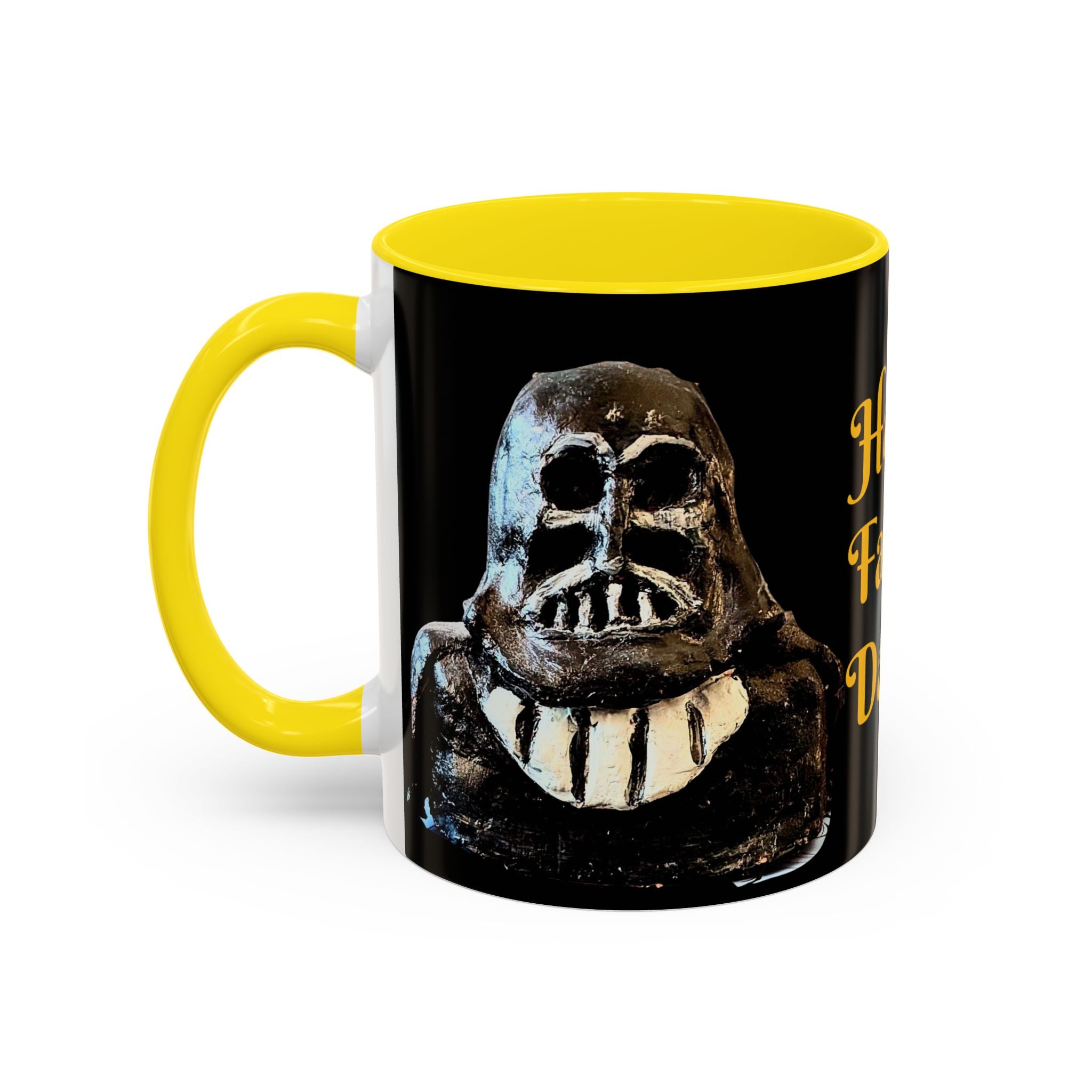 Father’s Day Coffee Mug – "Happy Father's Day" Black Accent Ceramic Mug (11/15oz)
