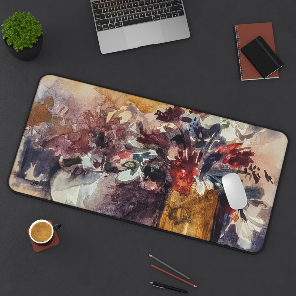 Floral mouse pad